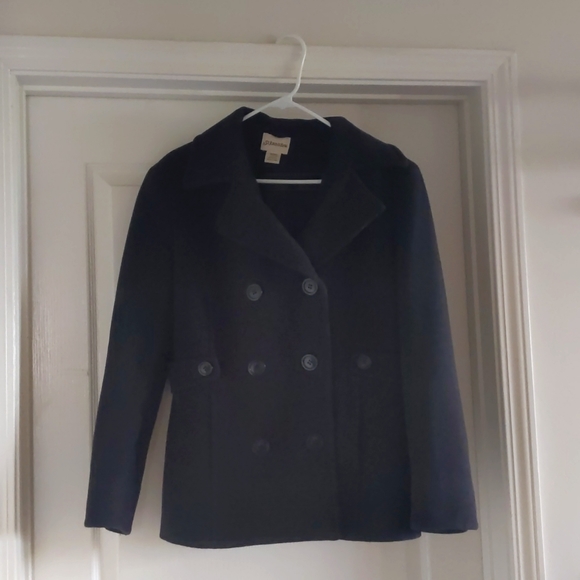 Dark grey St. John's Bay Peacoat Medium - Picture 1 of 5